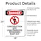 Signmission Safety Culture Sign, 18 in Width, Vinyl Decal, Rectangle OS-2PACK-DS-D-1824-V-1101 - alternate 3
